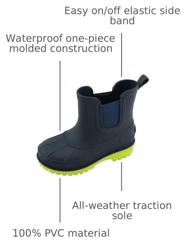 Детские сапоги резиновые для девочек Port Rain Boots Sperry, Navy — фото 3