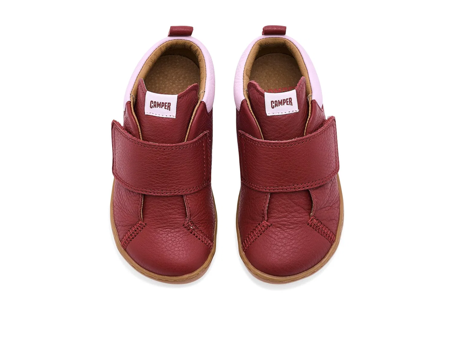 Кроссовки Peu Cami First Walker Twins (для малышей) Camper Kids, Burgundy — фото 3