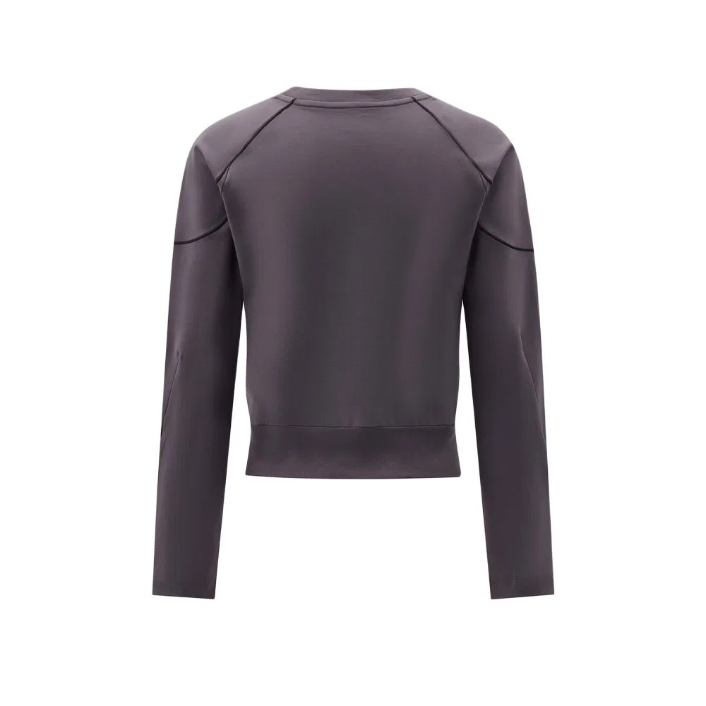 Женский свитшот с круглым вырезом Adidas, Dark Gray Purple — фото 3