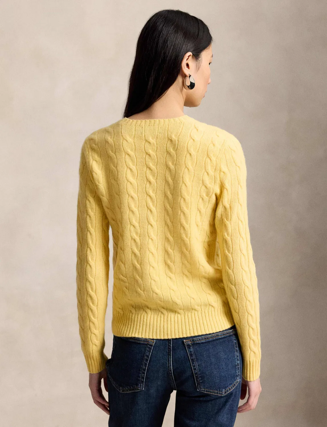 Свитер из шерсти с кашемиром Julianna Polo Ralph Lauren, Giallo — фото 3