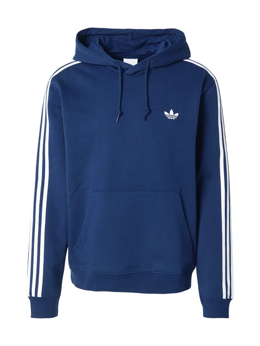 Толстовка ADIDAS ORIGINALS темно-синего цвета
