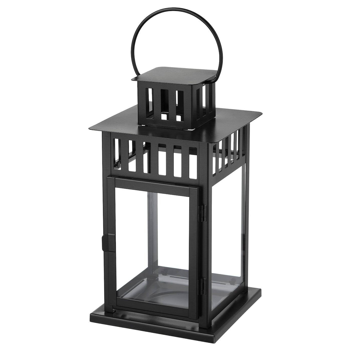 

BORRBY БОРБЮ Фонарь для формовой свечи, д/дома/улицы черный, 28 см IKEA