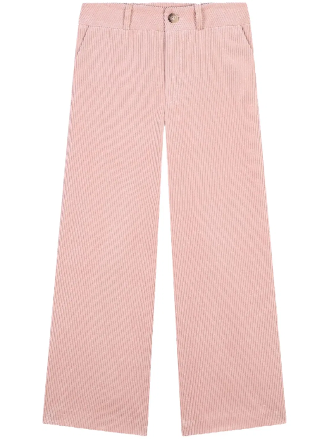 Широкие хлопковые брюки Chloé, розовый