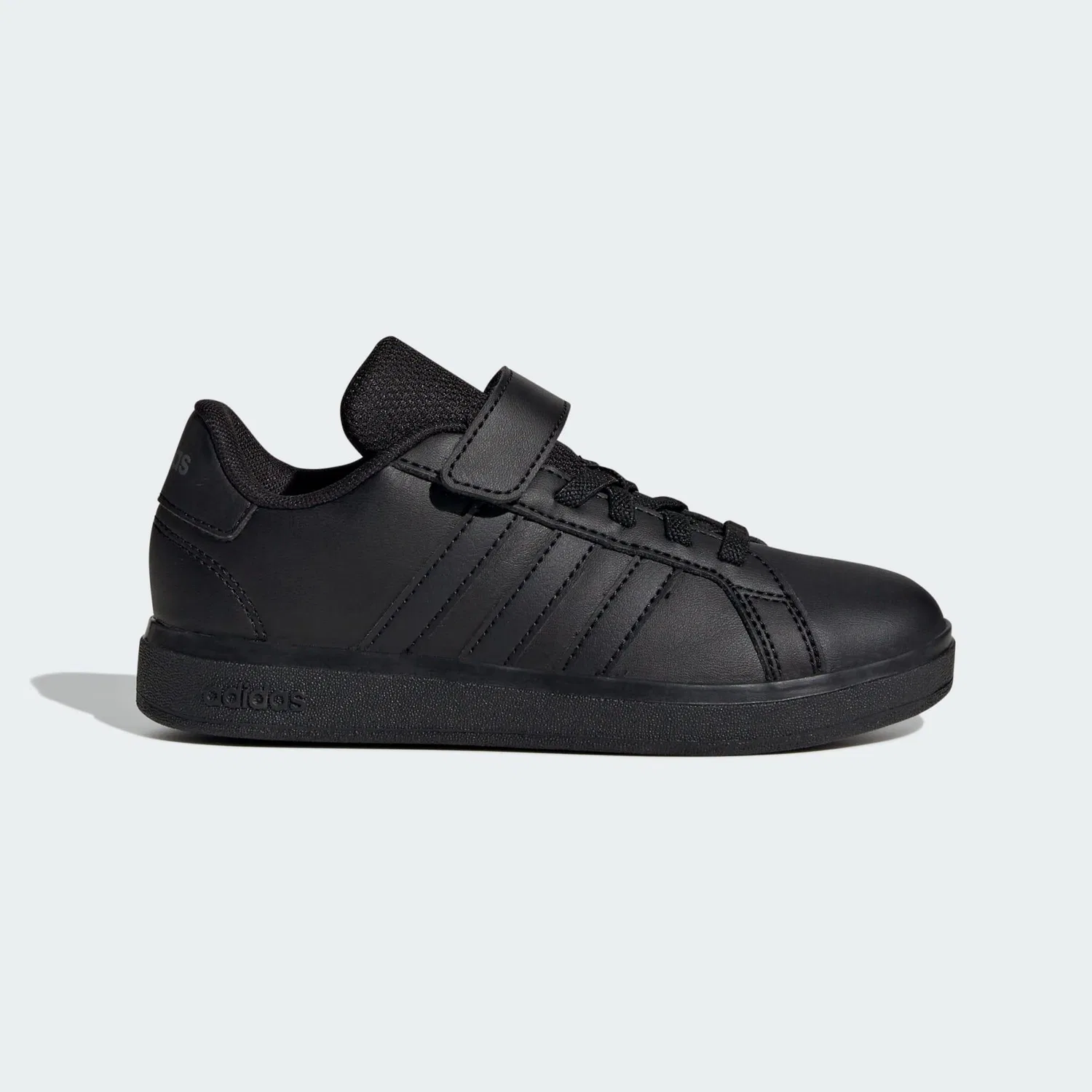 Детские кроссовки с слип-он дизайном Grand Court 2.0 Adidas, Schwarz Darkgrau — фото 2