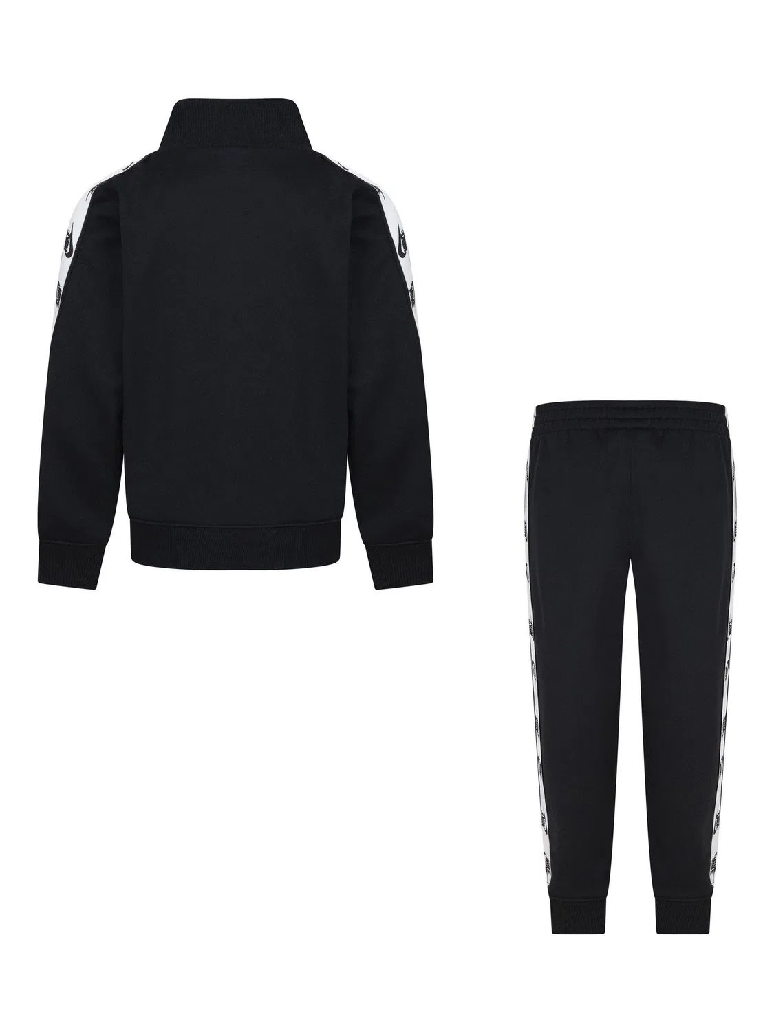 Спортивный костюм Little Poly Full Zip Tape Logo Nike, Black — фото 3