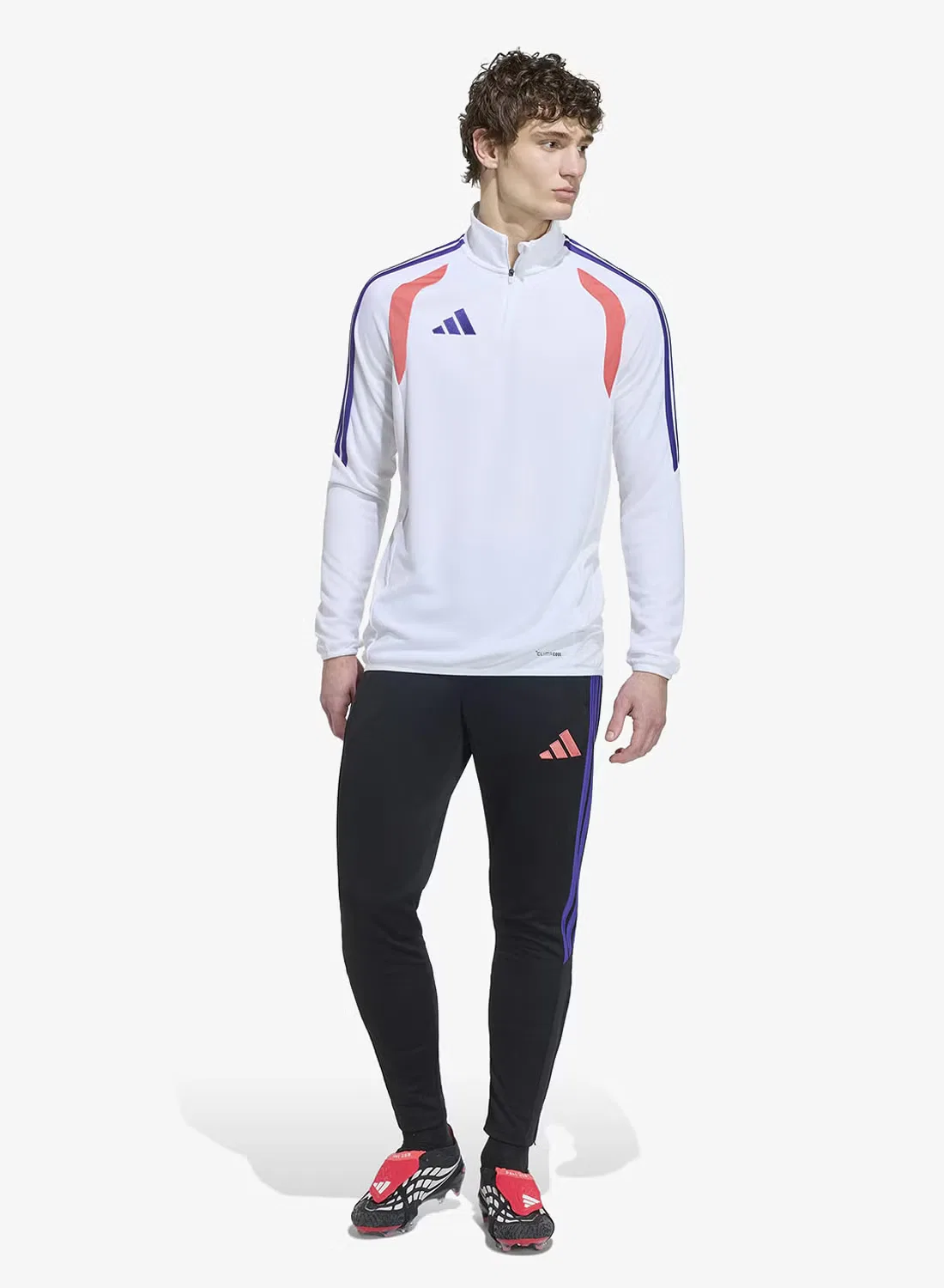 Штаны тренировочные с технологией Climacool Tiro 26 League Adidas, черный — фото 4