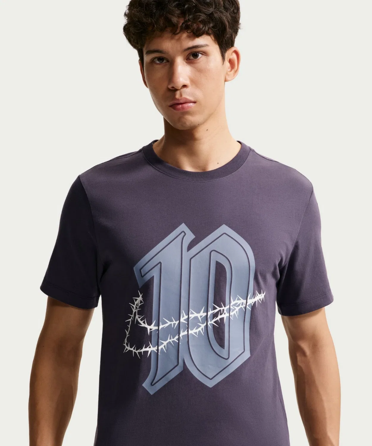 Мужская футболка с коротким рукавом, с принтом, Nike Sportswear, Dark Raisin