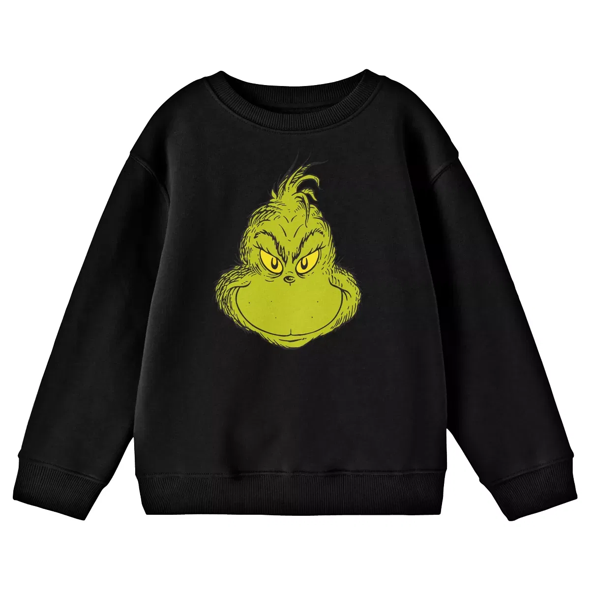 Детское свитшот с длинным рукавом The Grinch, Black