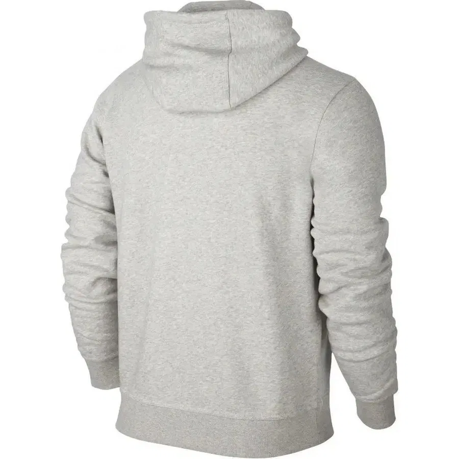 Мужской флисовый пуловер с капюшоном Nike Sportswear Essential, Серый — фото 3