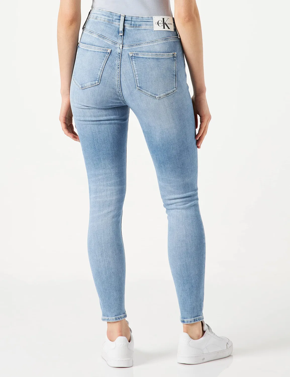 Женские джинсы с высокой посадкой Calvin Klein, Denim (Den Light) — фото 4