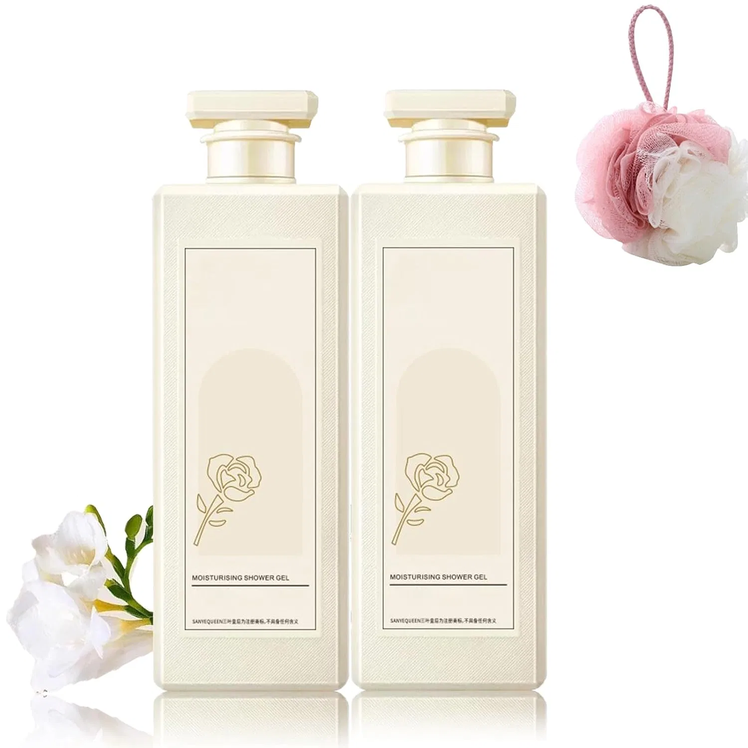 Generisch Гель для душа Rose, 800 мл, 2 шт