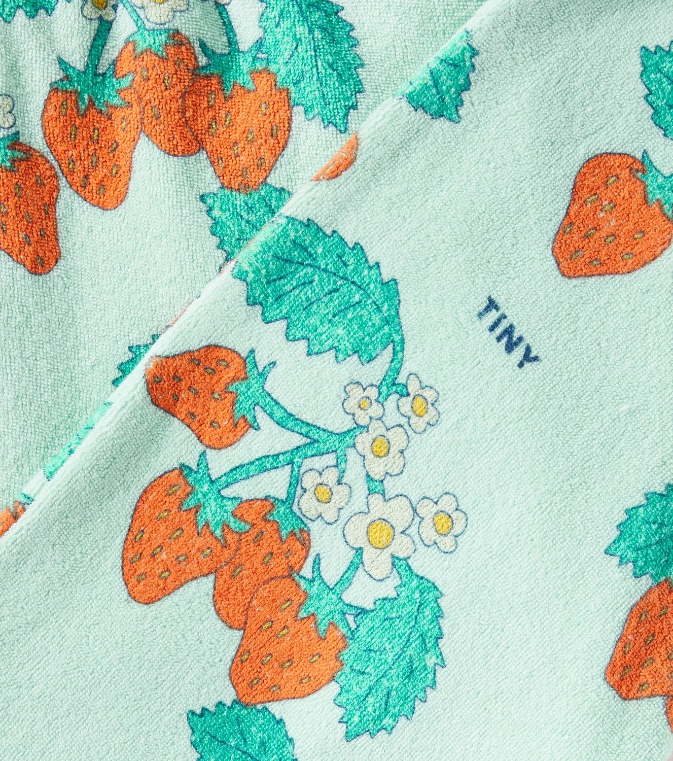 Детские штанишки из махрового хлопка с принтом Tinycottons, зеленый — фото 3