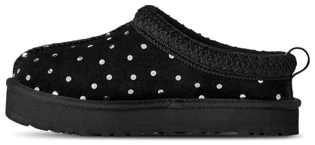 Мюли детские UGG Tazz Shiny Dots, черный — фото 2