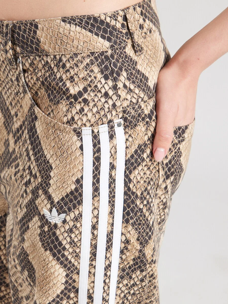 Джинсы ADIDAS ORIGINALS свободного кроя, бежевого и — фото 2