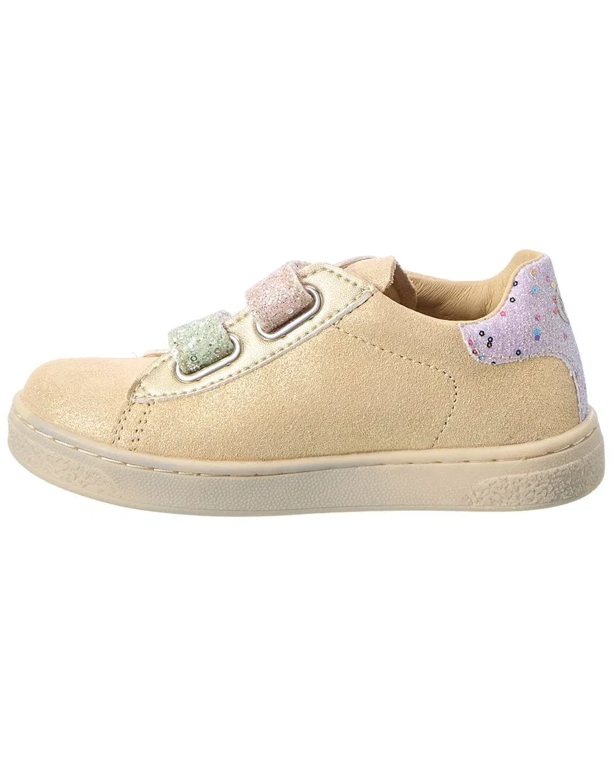Детские кроссовки на липучках Naturino Hasselt 2 Suede Sneaker, серый — фото 2