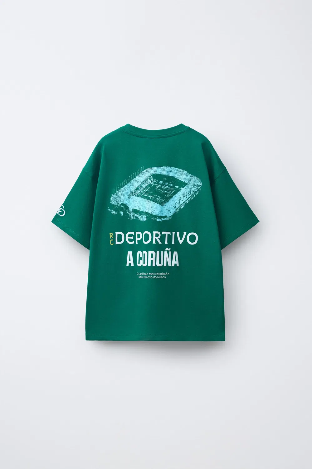 Футболка С ПРИНТОМ RC DEPORTIVO DE A CORUÑA ZARA, Green — фото 2