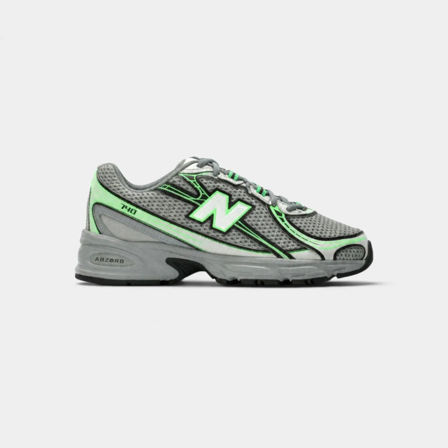 Детские кроссовки New Balance 740 Slate Grey Green, Grun