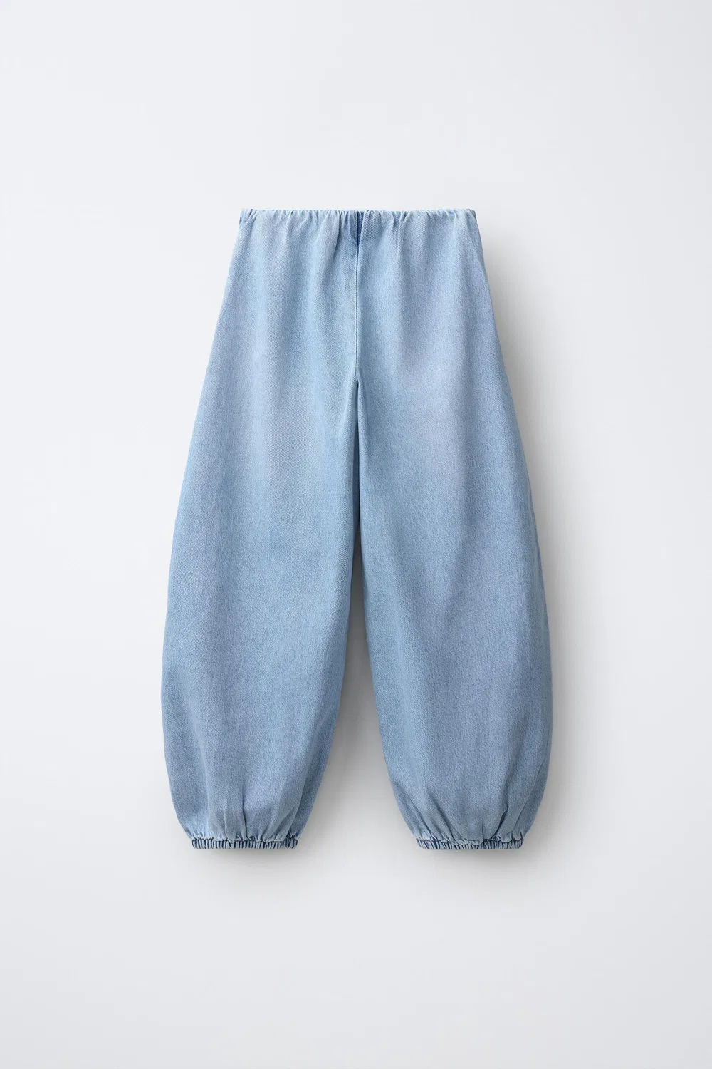 Джинсы свободного кроя с эластичным краем ZARA, Blue — фото 2