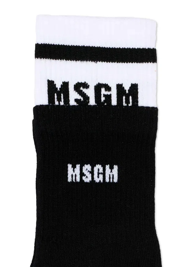 Носки хлопковые Msgm, черный — фото 2