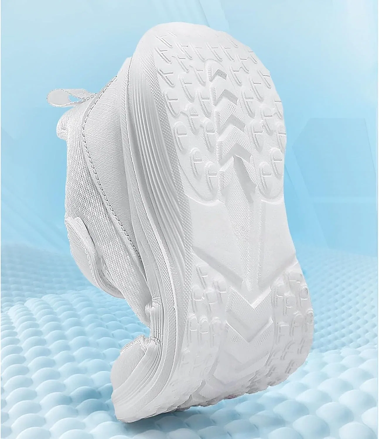 Детские кроссовки для девочек с принтом Tennis Shoes, White — фото 2