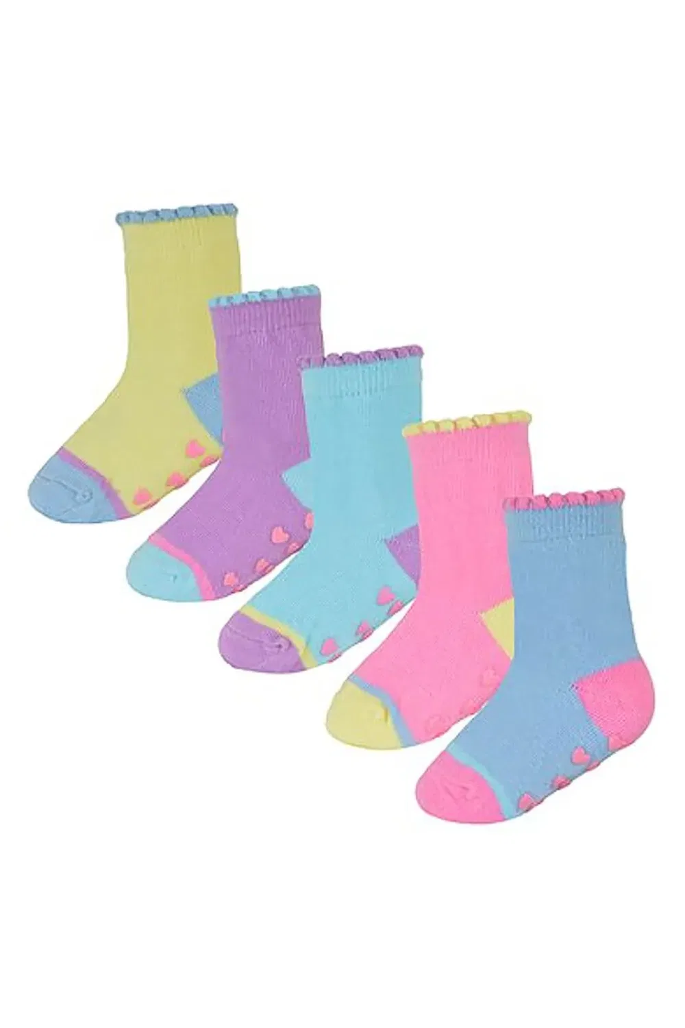 Детские хлопковые носки с принтом Sock Snob, Pink — фото 4