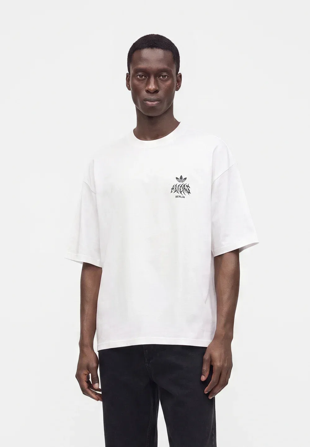 Футболка унисекс с принтом "Берлин" Adidas Originals, White — фото 3