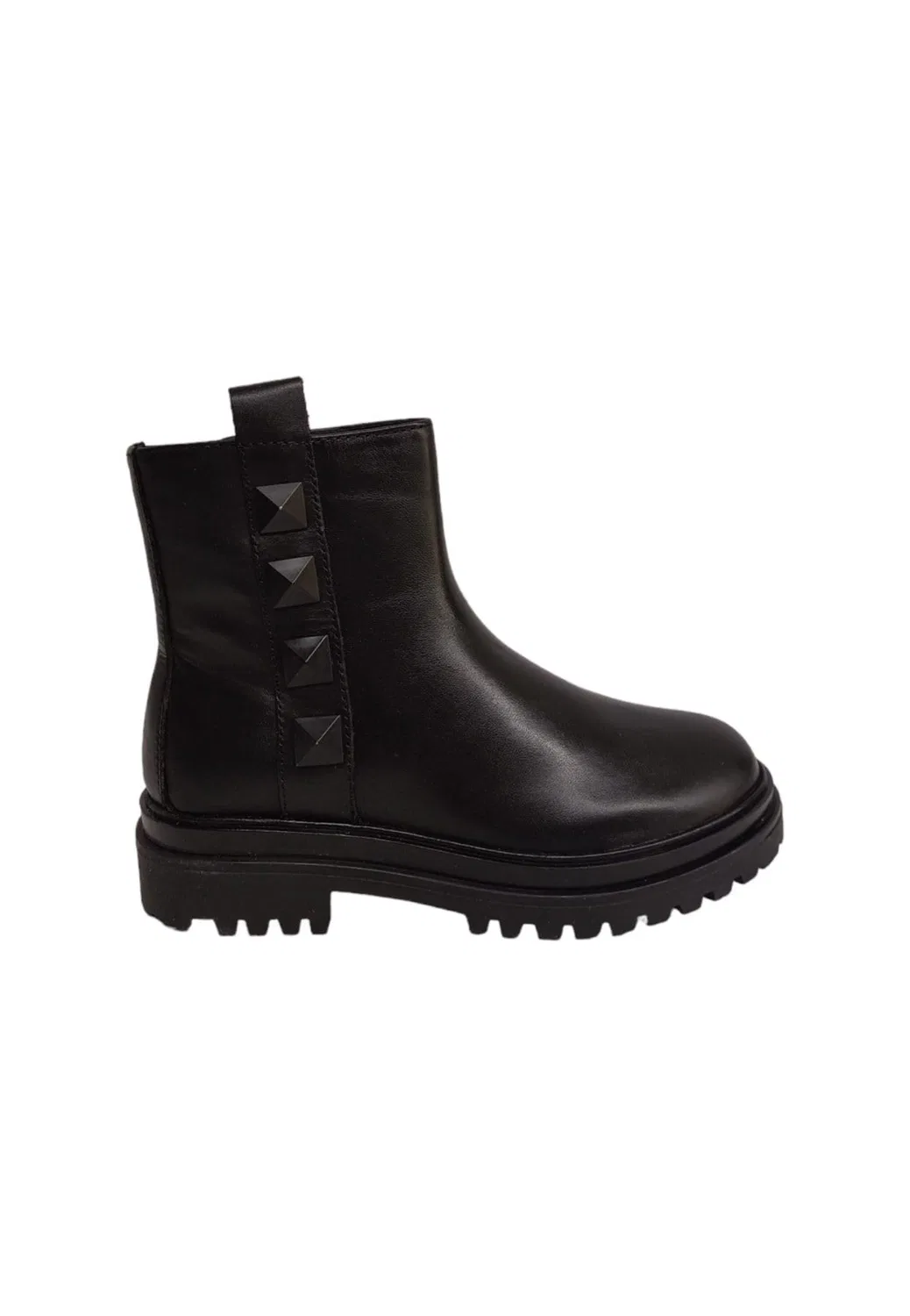 Детские ботинки для мальчиков кожаные Bootie Grunland Copp, Black