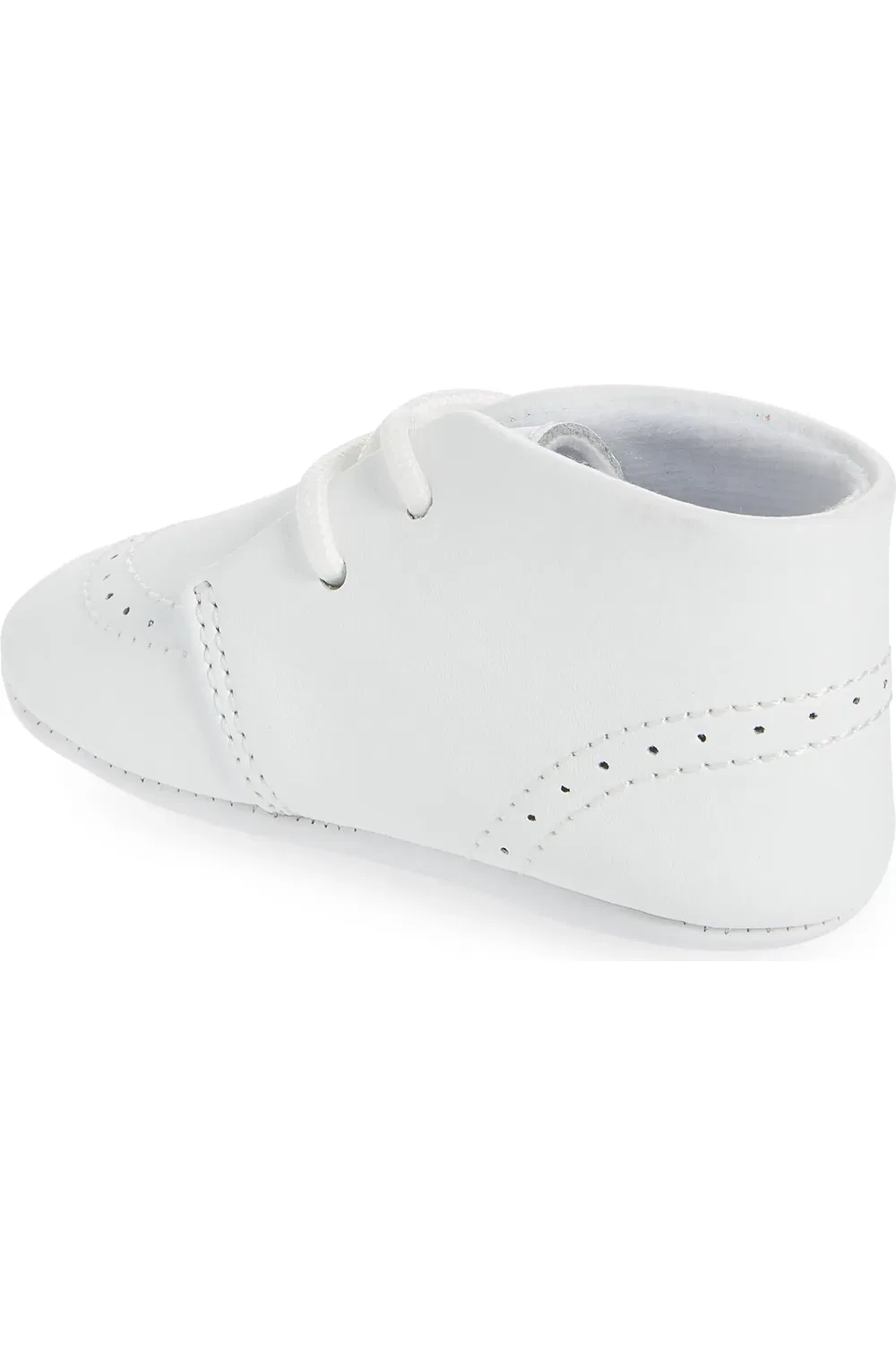 Детские туфли brogue oxford на кожаной подошве Benny Brogue L'AMOUR, белый — фото 2