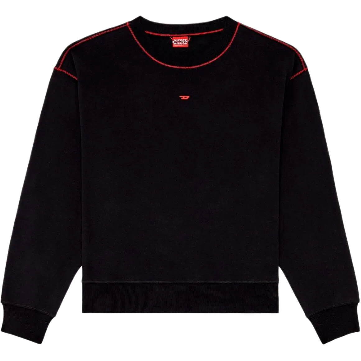 Мужской свитшот с круглым вырезом DIESEL, Black