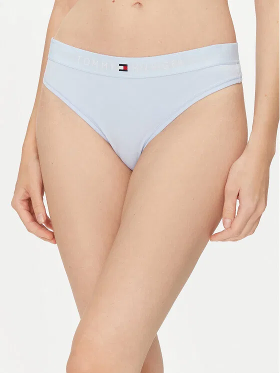 Трусы-танга синие Tommy Hilfiger, светло-голубой