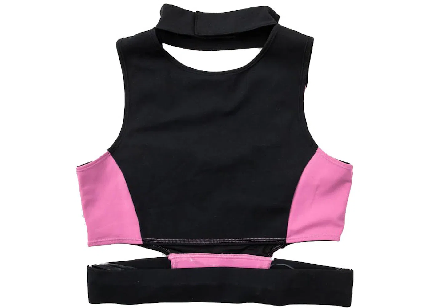 Женский укороченный топ Nike x Ambush Crop Top, Magic Flamingo/Black — фото 2