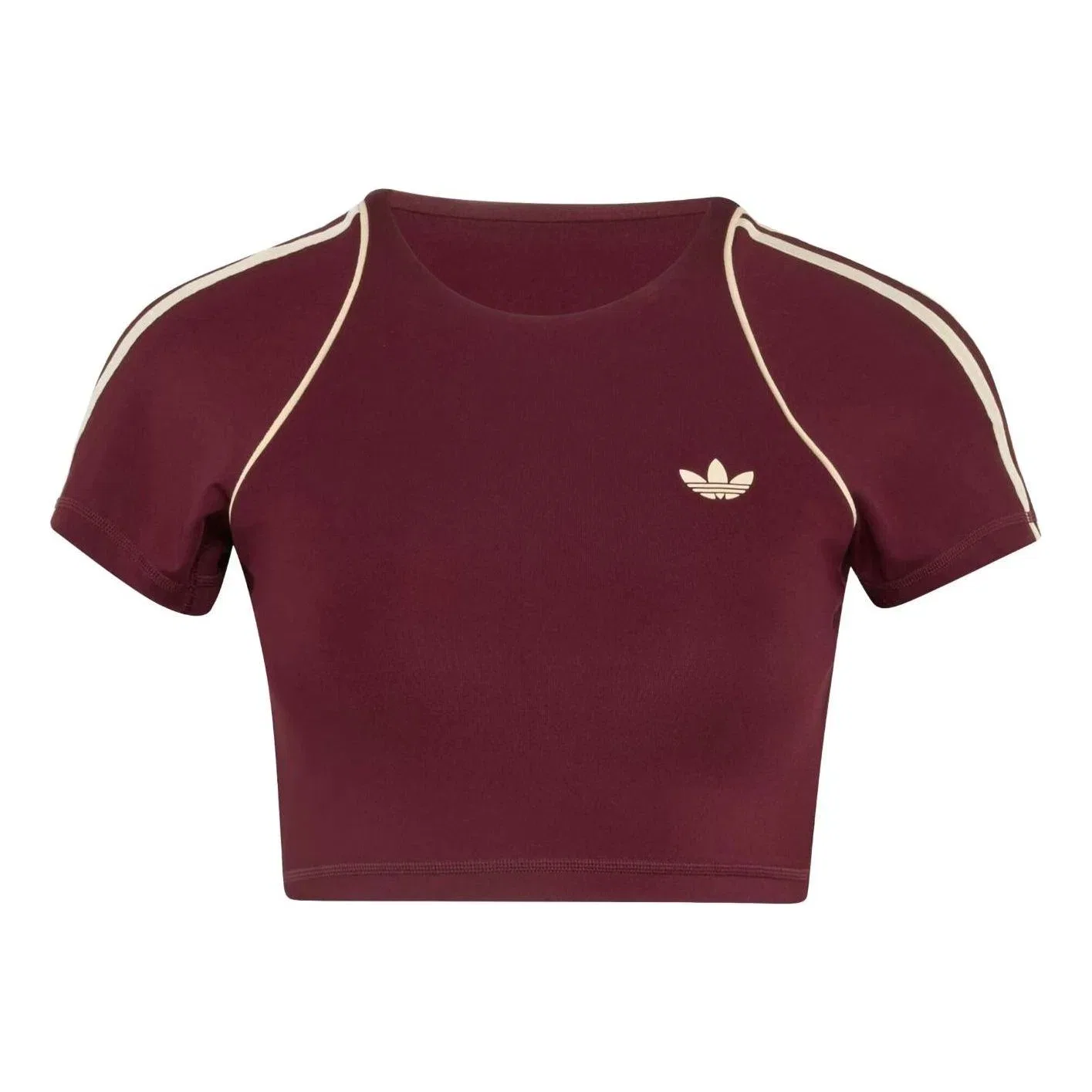 Женская футболка Superstar Bra T-Shirt Adidas, цвет Burgundy