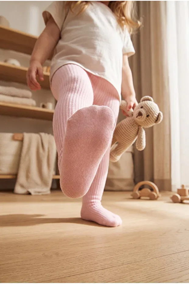 Детские колготки для девочек хлопковые Dream baby Katia&Bony, Pink — фото 2
