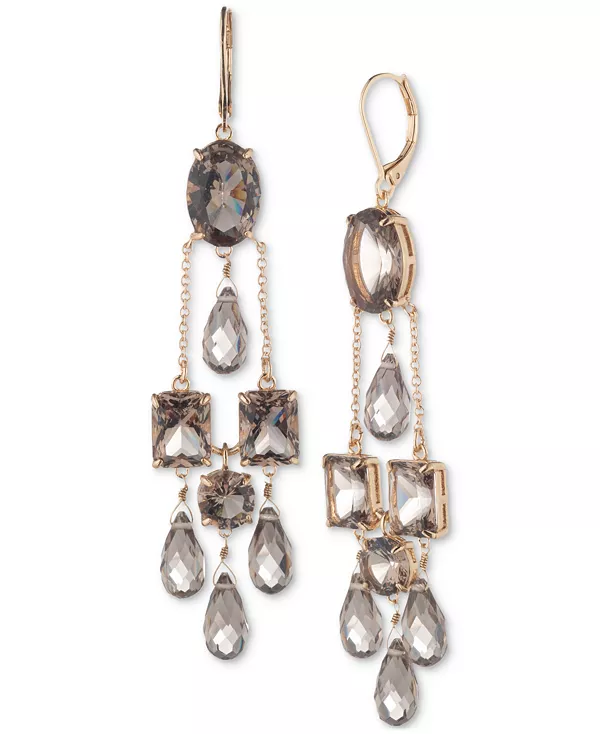 

Каменные серьги-люстры Lauren Ralph Lauren, gold