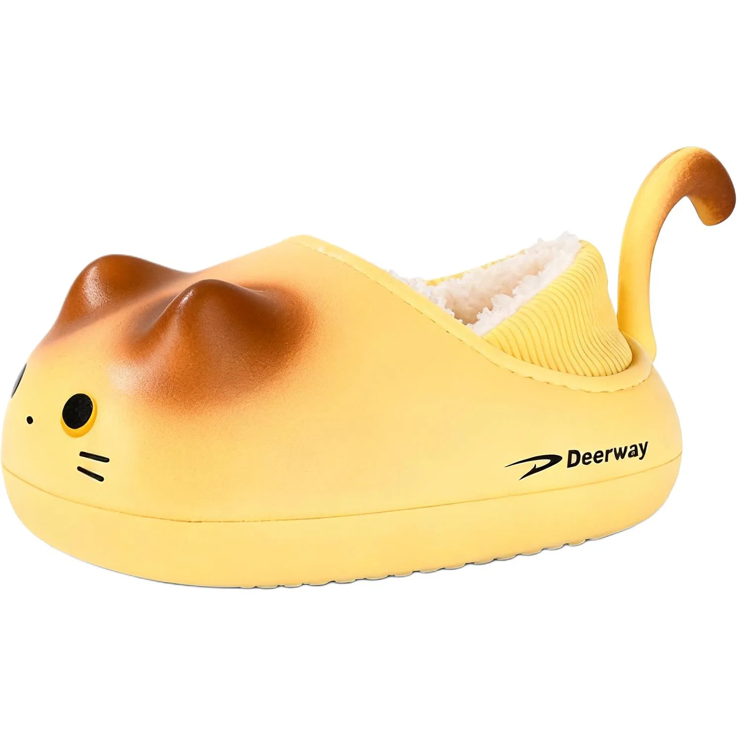 Детские уличные тапочки с дизайном питомца DEERWAY, Yellow Plush