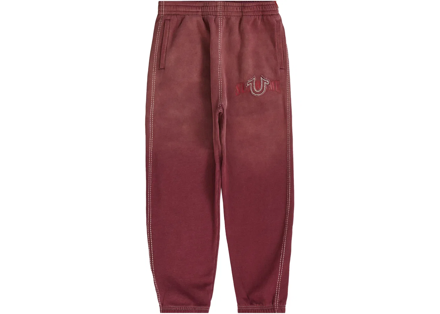 Мужские спортивные штаны с принтом Sweatpant Supreme, Eggplant