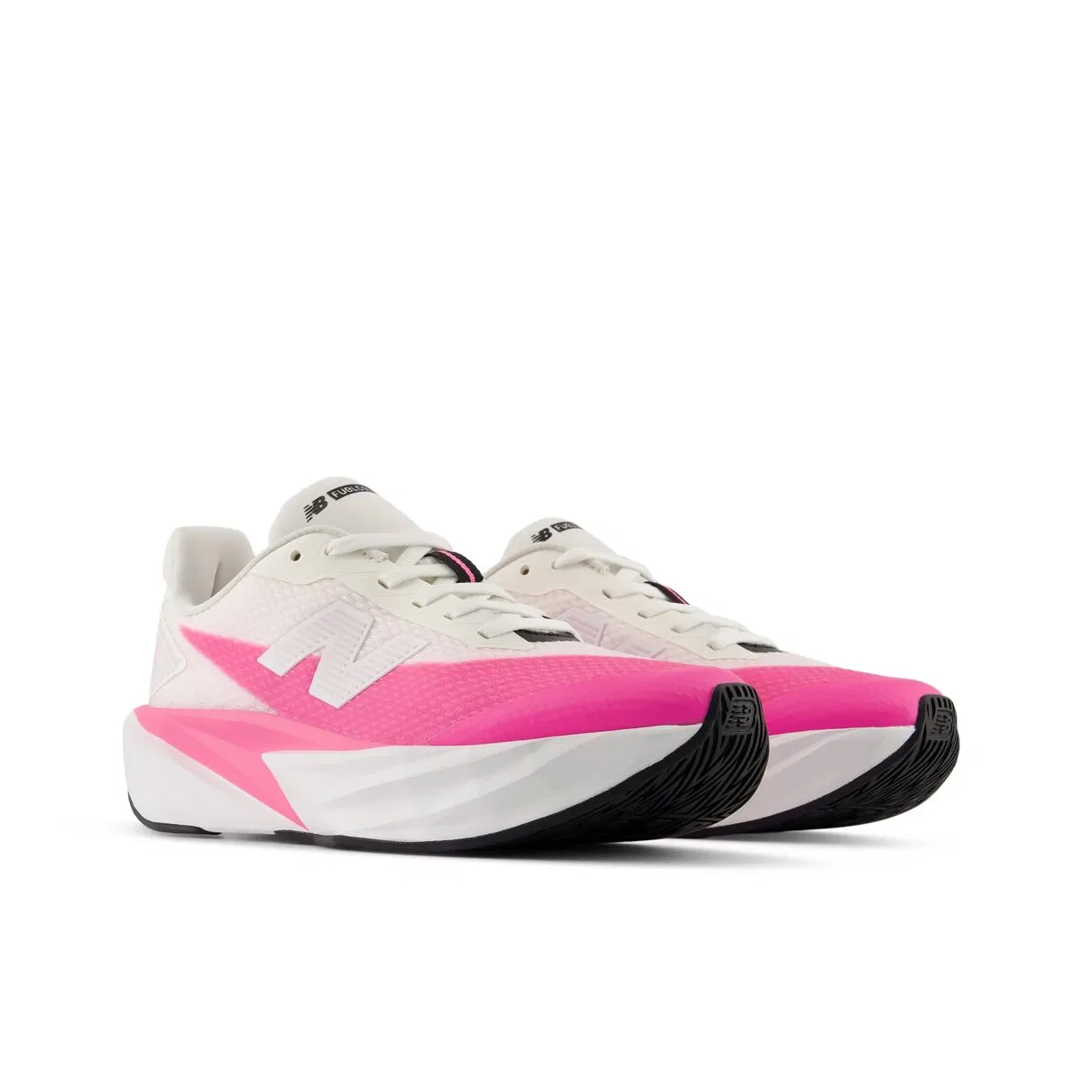 Детские кроссовки для мальчиков с высокой амортизацией FuelCell Rebel New Balance, Pink Heat/Sea Salt — фото 4