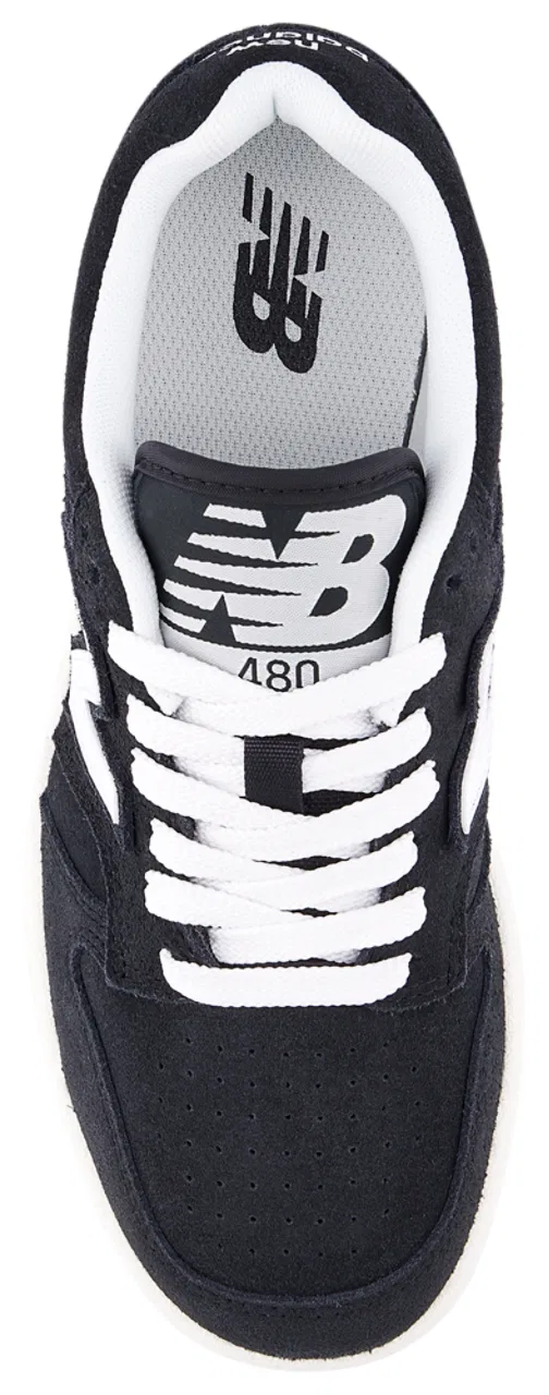 Кроссовки для мальчиков 480 New Balance, черный/белый — фото 3