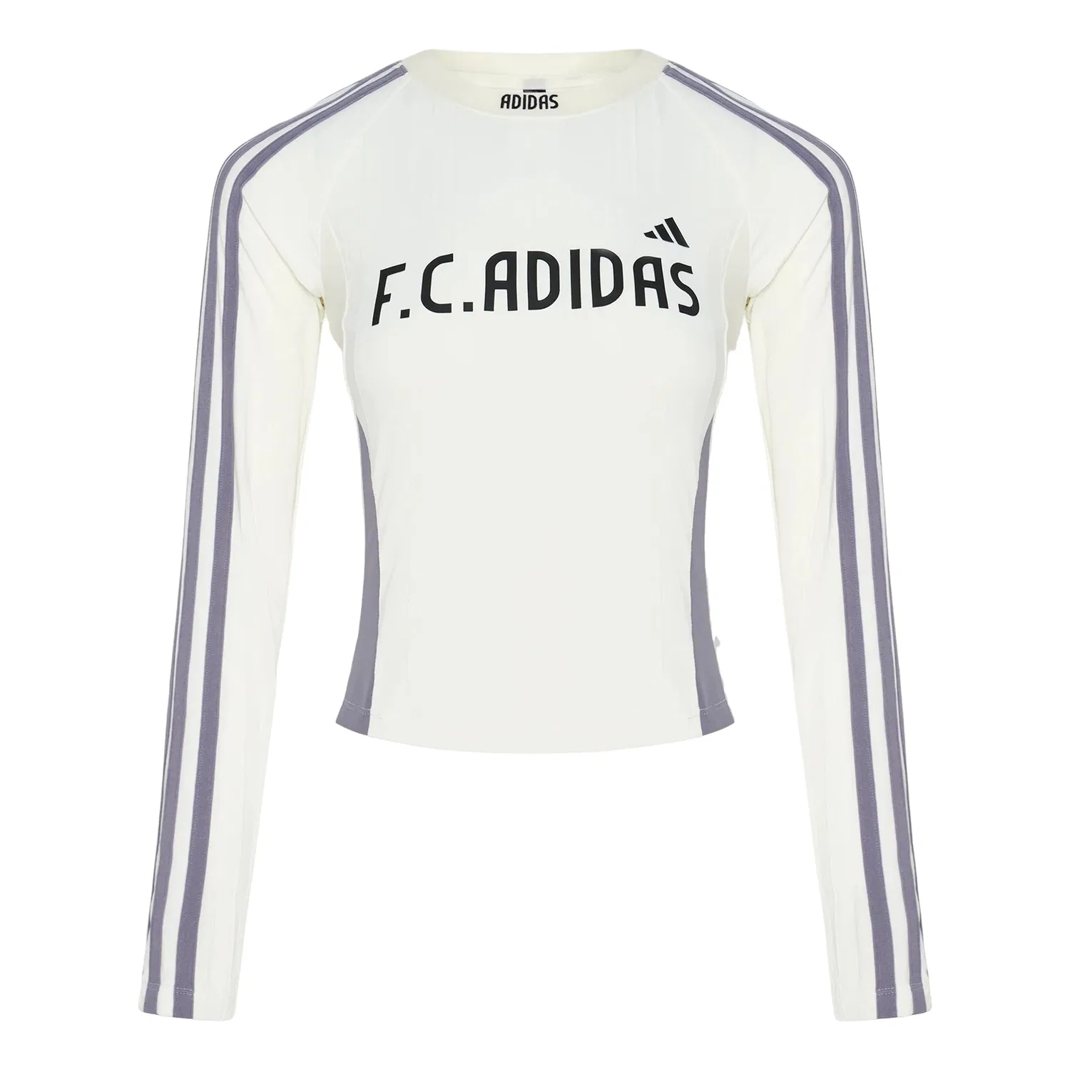 Женская футболка Tiro Long-Sleeve T-Shirt Asia Sizing 'Off White' adidas, Off White