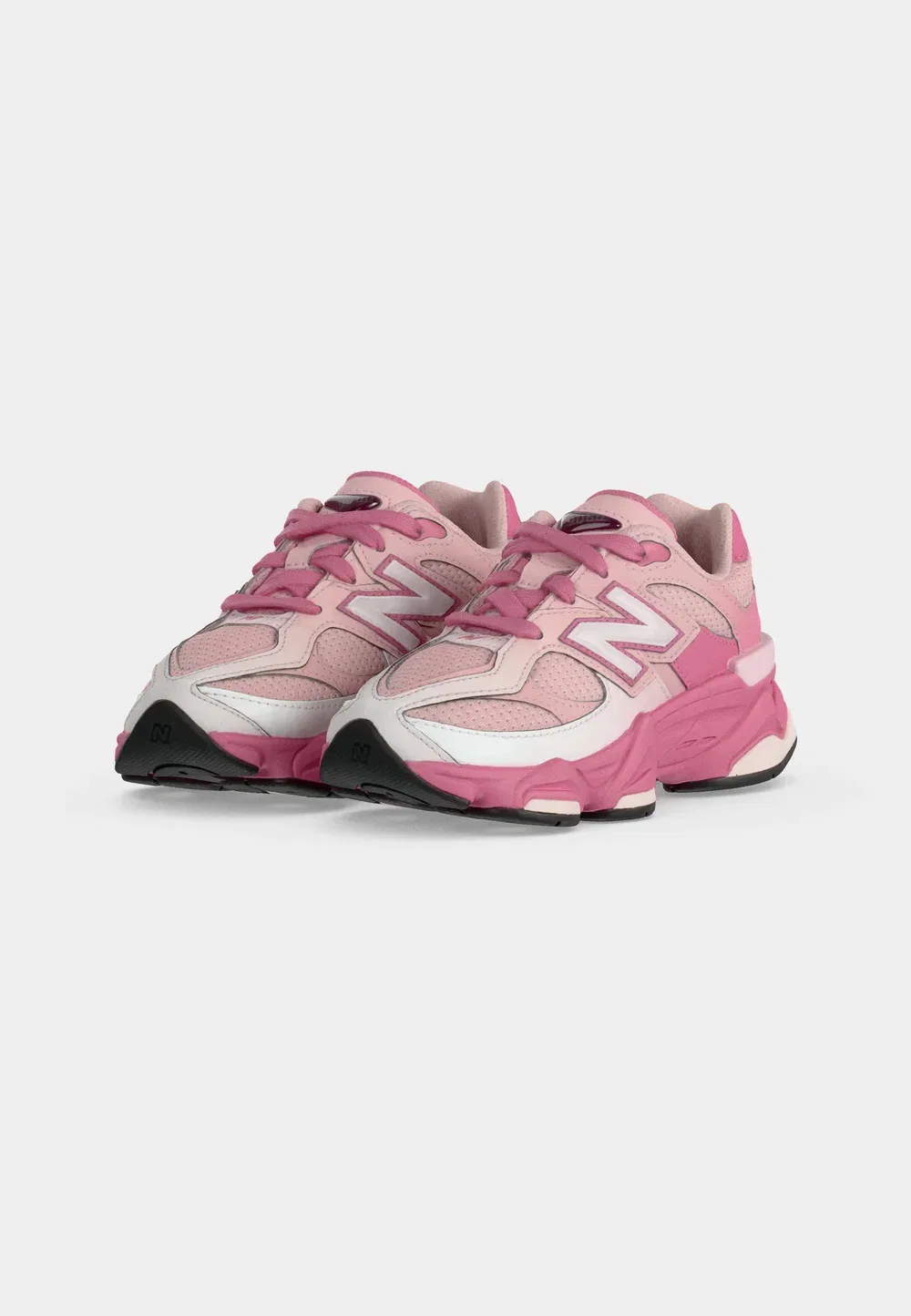 9060 унисекс - кроссовки New Balance, Pink Salt/Pink Eraser — фото 3
