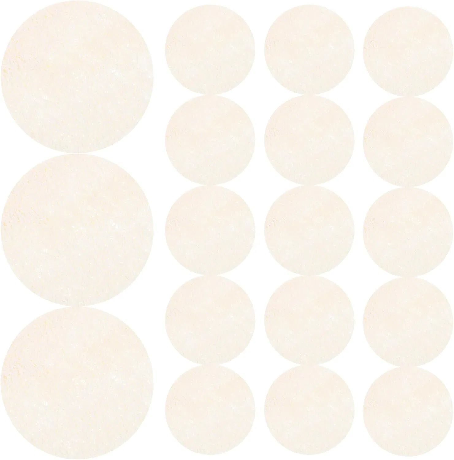 Пилинговые губки, натуральная люфа, Cabilock, 50 шт, Beige