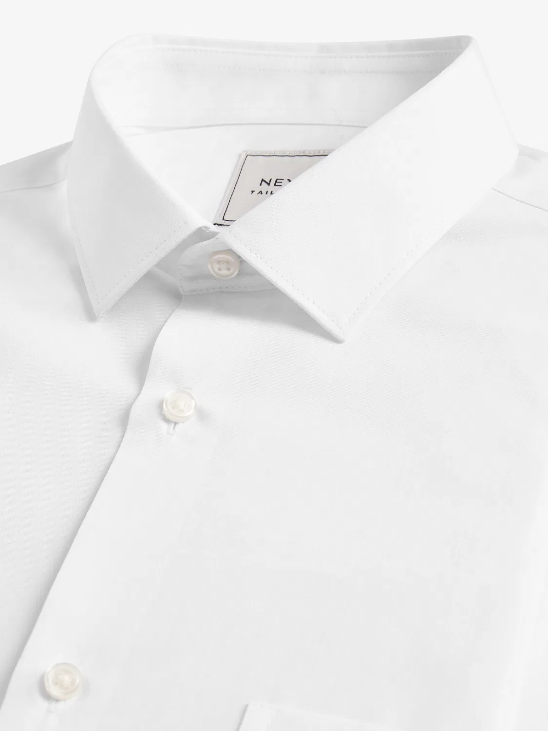 Рубашка с коротким рукавом, slim fit, Easy Care Next, белый — фото 2