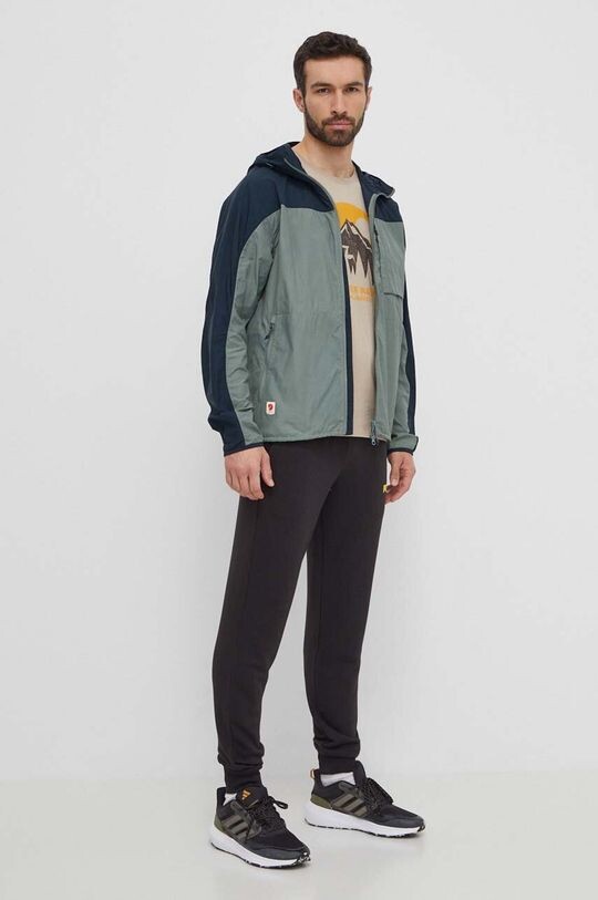 

Ветрозащитная куртка High Coast Fjallraven, зеленый