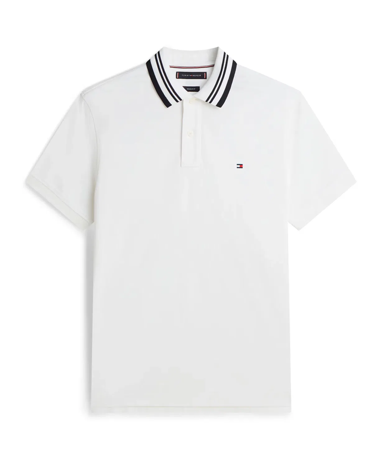Мужское поло с коротким рукавом Tommy Hilfiger, Blanco