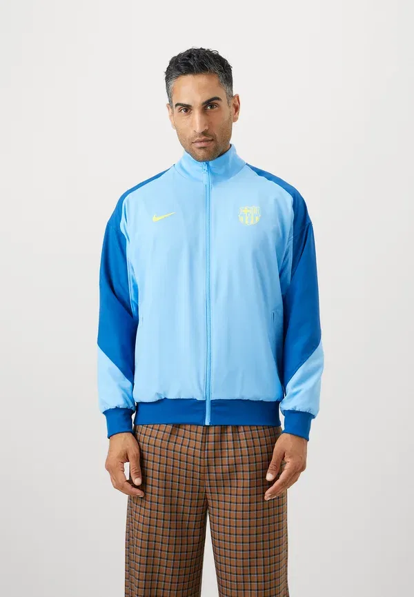 Куртка с технологией Dri-fit, Fc barcelona - club wear, Nike Performance, University Blue, Gym Blue, синий/желтый — фото 3