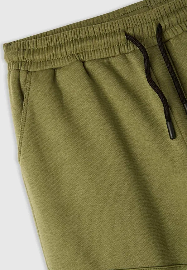 Брюки хлопковые Tracksuit bottoms Terranova, Verde Militare, зеленый — фото 4