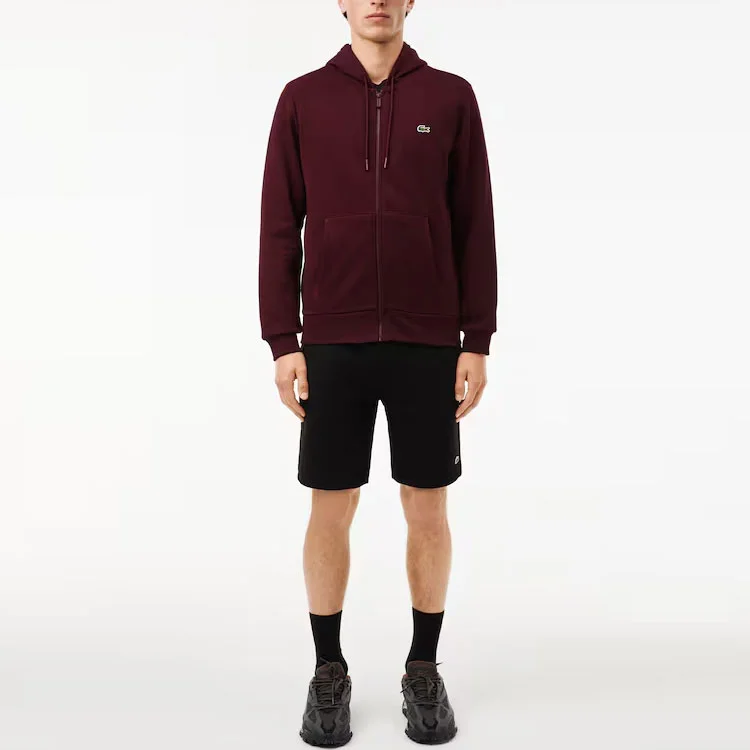 LACOSTE Свитшот мужской бордовый — фото 3