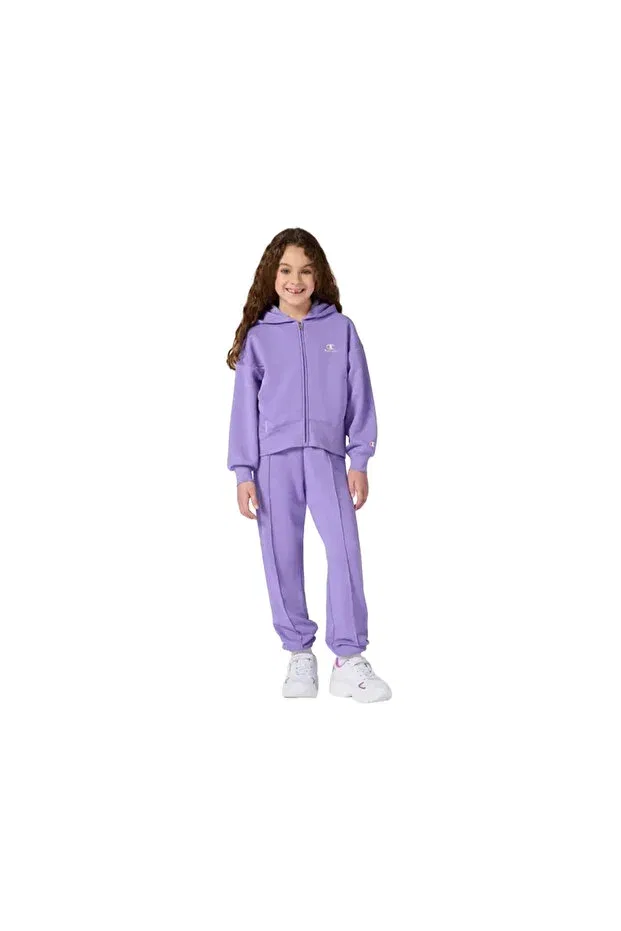 Детский спортивный комплект для девочек с капюшоном Champion, Purple