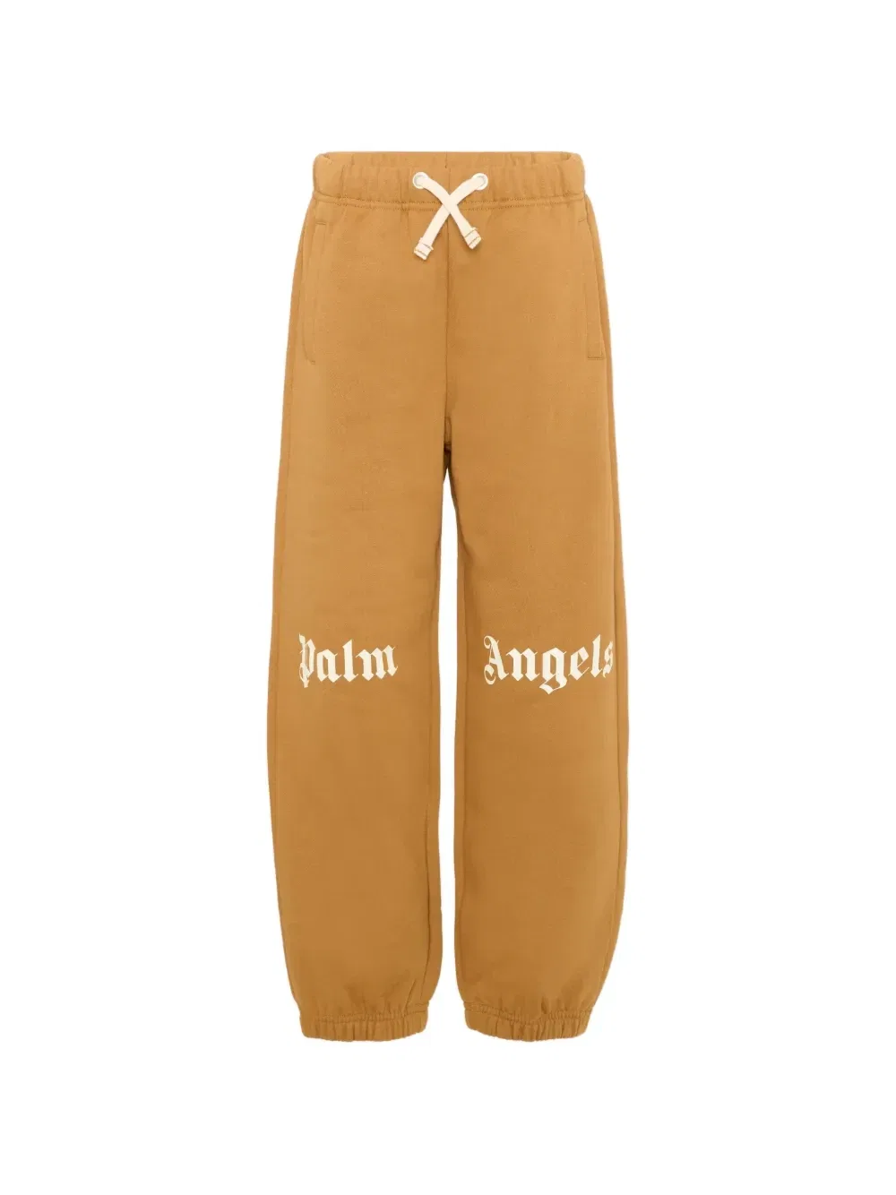 Спортивные штаны с логотипом Palm Angels Kids, бежевый