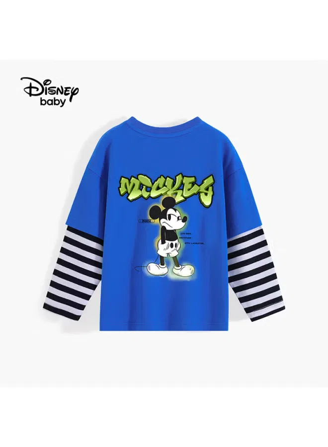 Лонгслив с длинным рукавом Disney Baby, синий